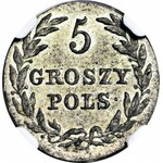 Królestwo Polskie, 5 groszy 1816, mennicze