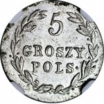 Królestwo Polskie, 5 groszy 1821, mennicze