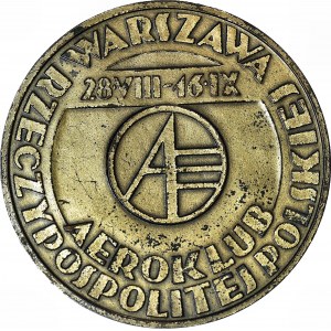 RR-, Medal, zawody lotnicze Challenge - Warszawa 1934