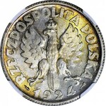 2 złote 1924, Żniwiarka, róg i pochodnia, Paryż, GABINETOWA, tylko 2 szt. wyżej