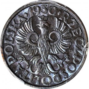 2 grosze 1930, mennicze, kolor RB