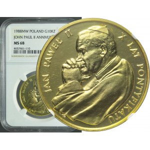 10 000 złotych Jan Paweł, 1988, mennicze