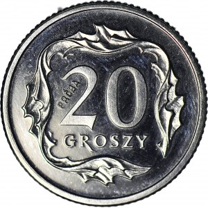 20 groszy 1990, PRÓBA, nikiel