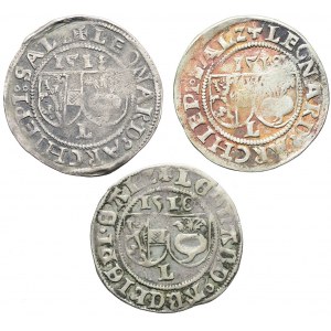 Austria, Salzburg, Zestaw trzech groszy, XVI wiek