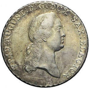 Niemcy, Saksonia, Talar 1772, Fryderyk August III, Drezno