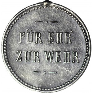 Niemcy, kolonia w Chinach, KIAUTSCHOU, żeton srebrny 1900 (dla naszej obrony)
