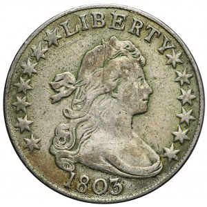 Stany Zjednoczone Ameryki Północnej (USA), 1/2 dolara 1803, Filadelfia, rzadkie