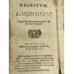 [1573] M. Tullii Ciceronis, Demostenis, Ac Isocratis, Necnon aliorum veterum Oratorum, Philosophorum, &amp; Poetarum Sententiae Insigniores, Apophthegmata, &amp; Similia.