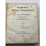 Linde Samuel Bogumił - Słownik języka polskiego Svazek I-VI [komplet] [kožená vazba] [druhé, opravené a rozmnožené vydání].