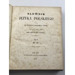 Linde Samuel Bogumił - Słownik języka polskiego Tom I-VI [komplet] [skórzane oprawy] [Wydanie drugie, poprawne i pomnożone]