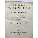 Linde Samuel Bogumił - Dictionary of the Polish Language Volume I-VI [complete] [leather binding] [Second edition, corrected and multiplied].