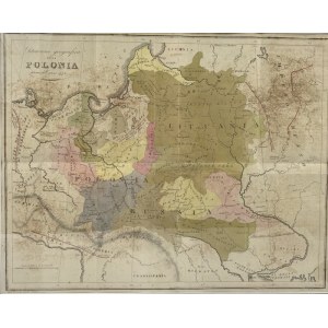 [Map of Poland from 1831] Situazione geografica della Polonia prima dell'anno 1772
