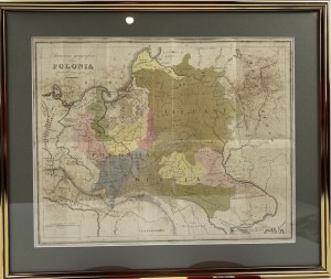 [Mapa polski z 1831 r.] Situazione geografica della Polonia prima dell'anno 1772