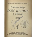 Cervantes Saavedra Miguel de, Předčasně vyspělý Hidalgo don Quijote z Manchy. Román. T. 1-4 [Nakladatelství J. Mortkowicz].