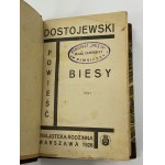 Dostojevskij Fiodor, Biesy: román. Vol. 1-2 [Half-leather].