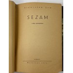 Lem Stanislaw, Sezam [1. vydání][polokožená vazba][obálka Jan Mlodożeniec].