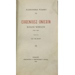 Puschkin Alexander, Eugen Onegin [1902][Halbblatt].