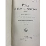 Juliusz Słowacki, Pisma Juliusza Słowackiego. T. 1-6 [Halb-Leder].