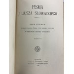 Słowacki Juliusz, Pisma Juliusza Słowackiego. T. 1-6 [Półskórek]