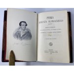 Juliusz Słowacki, Pisma Juliusza Słowackiego. T. 1-6 [Halb-Leder].