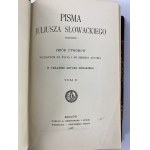 Juliusz Słowacki, Pisma Juliusza Słowackiego. T. 1-6 [Halb-Leder].