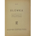 Boy-Żeleński Tadeusz, Słówka (Slova)