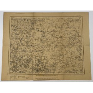 [Pogranicze zachodnie] Mapa okolic Bytomia i Siewierza, Zagłębie Dąbrowskie, Górny Śląsk [Poznań 1920]