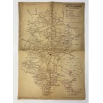 Polish Schematic Map of the Long-distance Interprovincial Network 1965