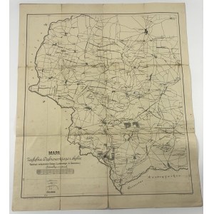 Mapa Zagłębia Dąbrowskiego i okolic 1911