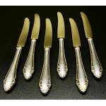 Silver knife set - 6 pieces