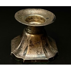 Silberner Kerzenhalter, Gewicht 95 g