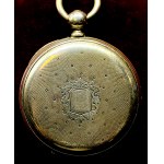 Silver Bonyour keyed pocket watch