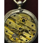 Srebrny zegarek kieszonkowy Bonyourna kluczyk