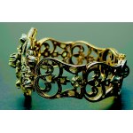 Jugendstil-Armband mit Diamantsegmenten