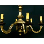 Decorative six-arm chandelier