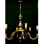 Decorative six-arm chandelier