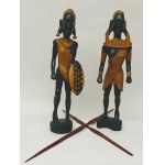 A pair of African warriors