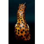Full-figure leopard figure