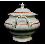 Decorative table vase with lid , Walbrzych