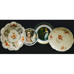 Decorative set of 4 platters