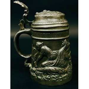 Old decorative beer mug