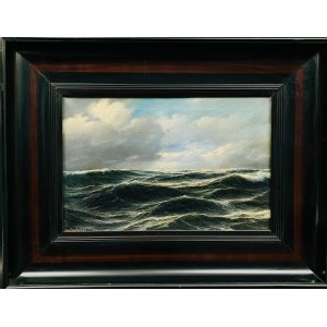 Willy Hanken(1866-1953), Das stürmische Meer