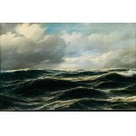Willy Hanken(1866-1953), The stormy sea