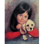 Louis Shabner (1917-1981), Dziewczynka z psem