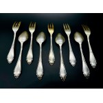 Silver cutlery set-9 pieces , 232 g