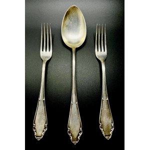 Silver cutlery set 262 g