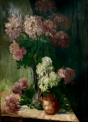 Ignacy Pieńkowski(1877-1948), Kwiaty w wazonie