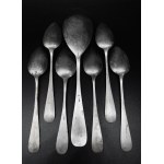 Silver cutlery set- 7 pieces, 126 g