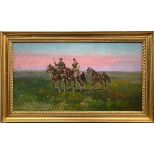 Wladyslaw Karol Szerner son (1870-1936), Cossacks on horseback