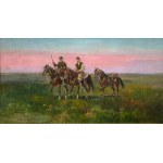 Wladyslaw Karol Szerner son (1870-1936), Cossacks on horseback